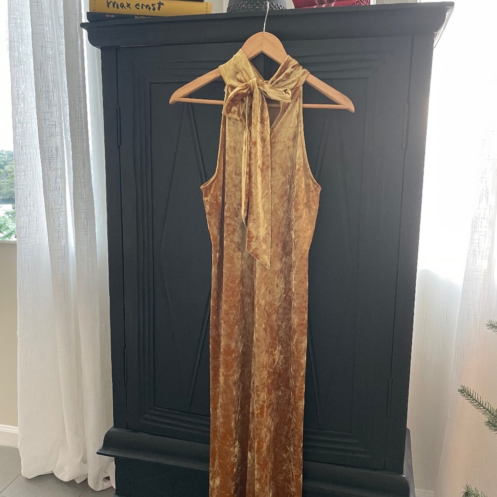 Crushed Velvet Holiday Dress